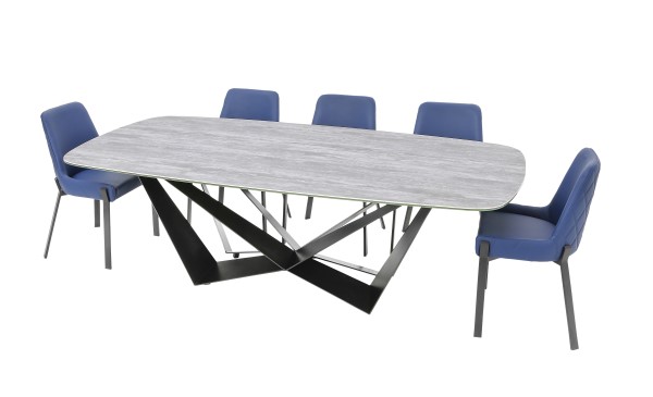 (image for) 2.4M Ceramic Dining Table - Grey